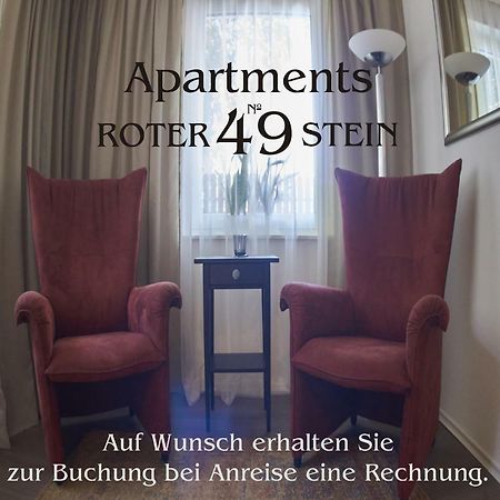 Apartment Am Roten Stein Erfurt Exterior foto