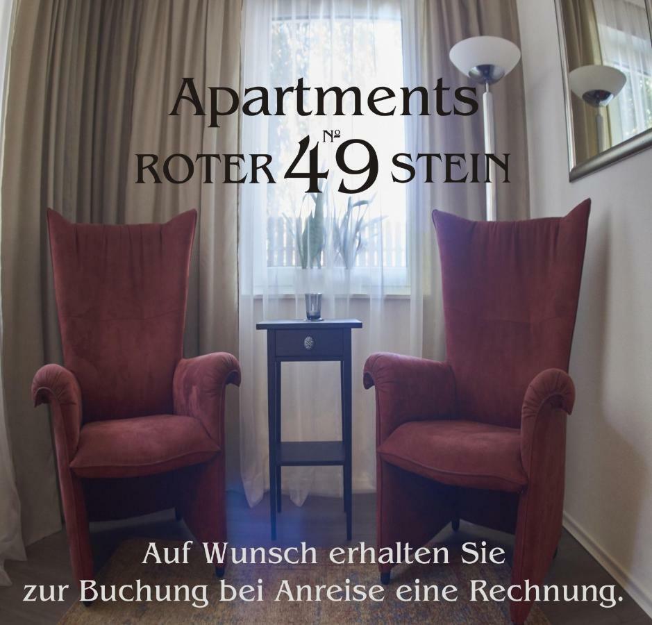 Apartment Am Roten Stein Erfurt Exterior foto